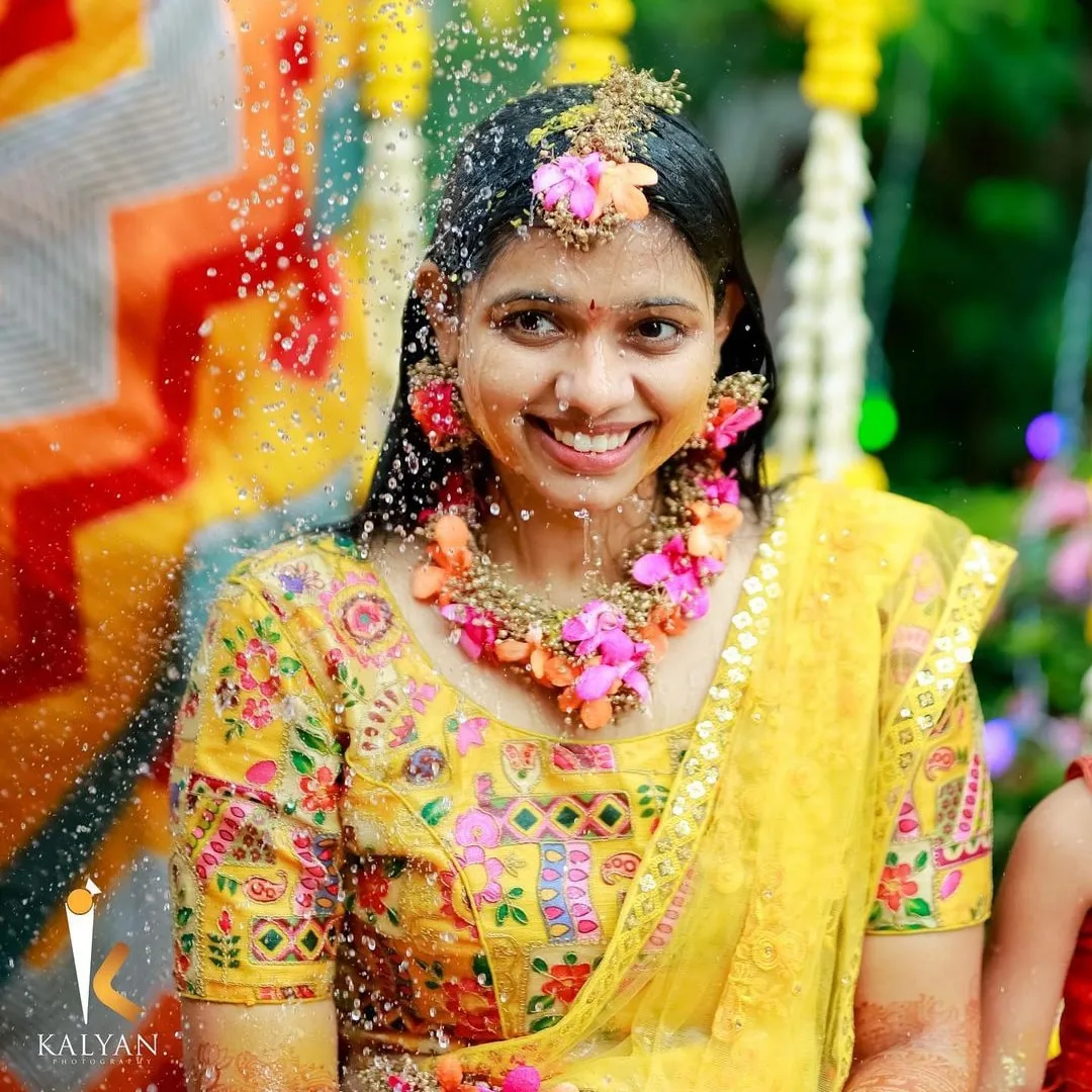Fresh natural Haldi makeup